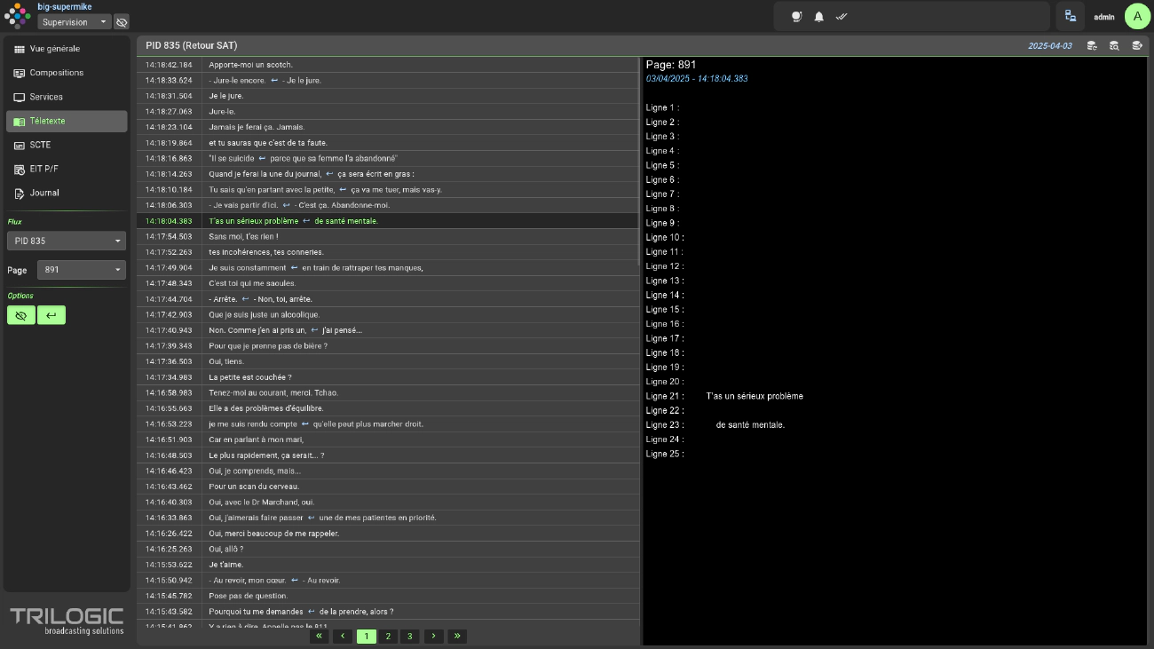 Lyrae - Subtitling log