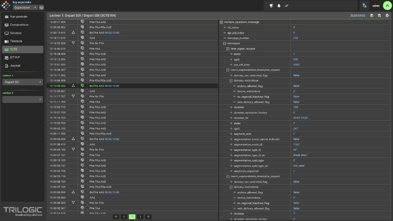Lyrae - Journal des Commandes SCTE