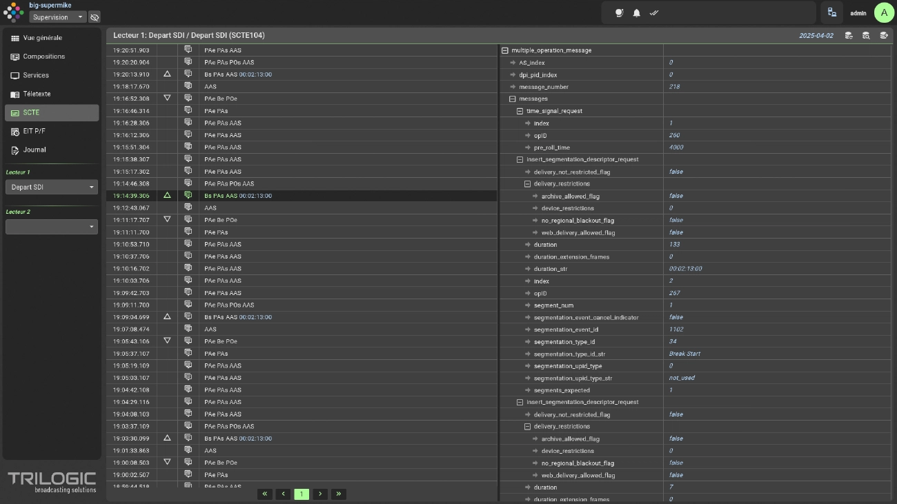 Lyrae - Journal des Commandes SCTE